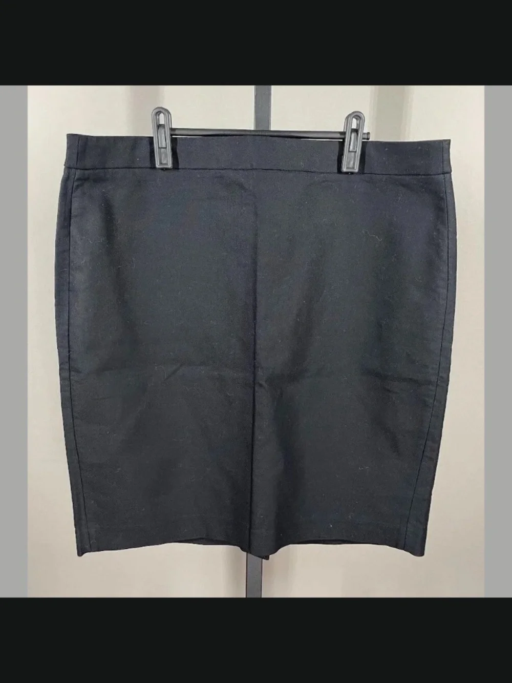 NEW J Crew Skirt Womens 14 black pencil straight preppy classic corp